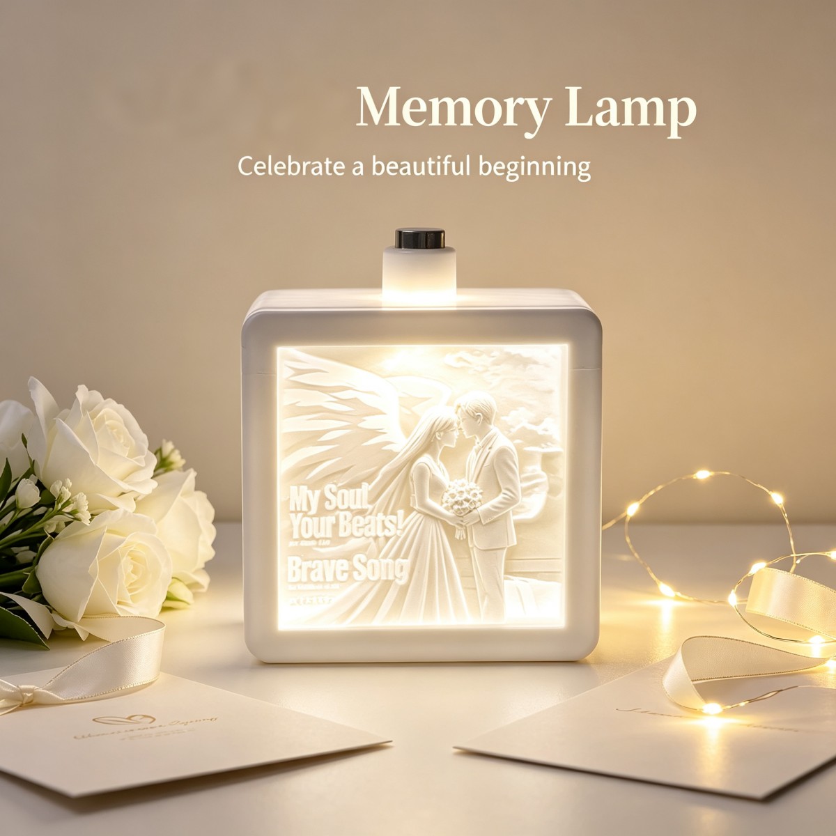 Wedding Lighting And Decor - Lampada da Notte LED Personalizzata con