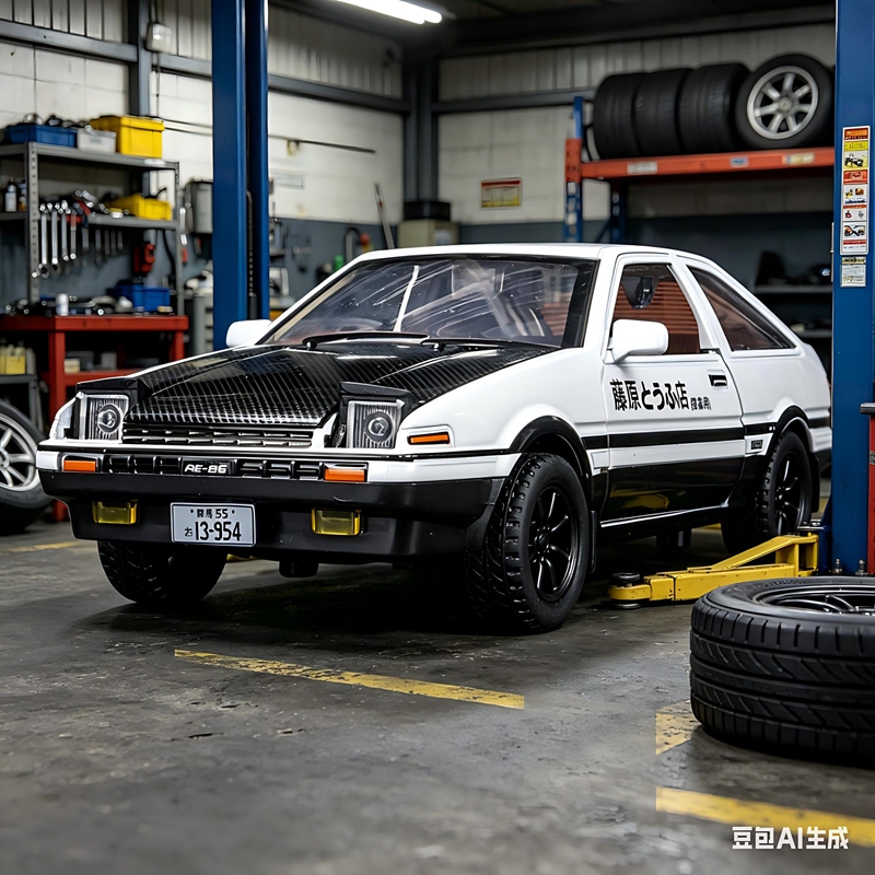 Decor Lighting Returns - Modellino in lega Toyota AE86 in