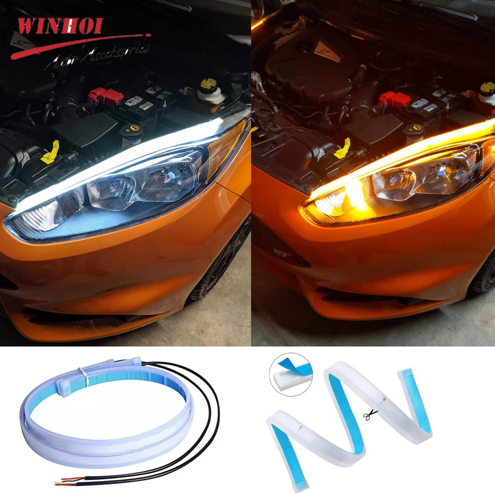 Ambient Led Strip - 2PCS Auto LED DRL Luce di