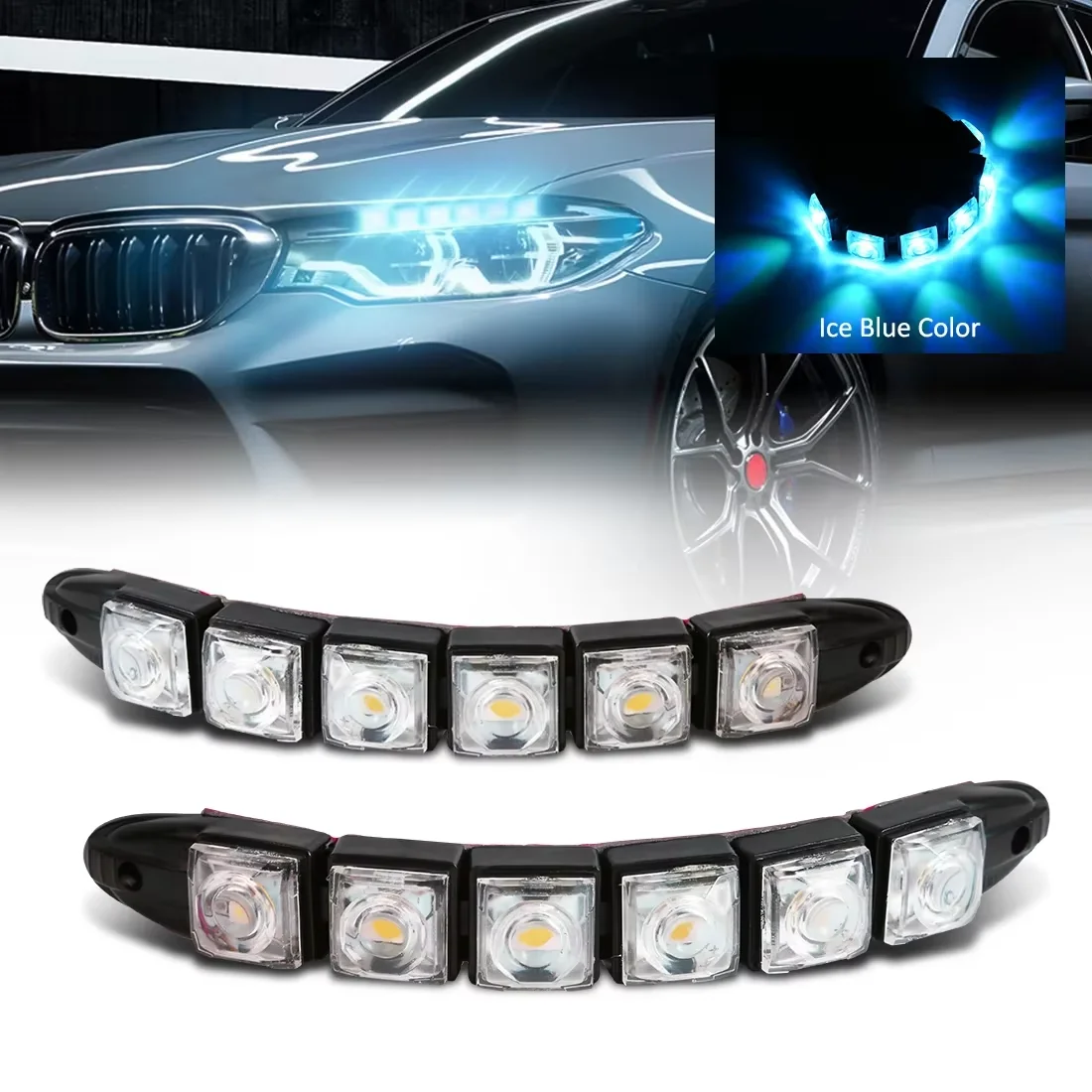 2PCS LED impermeabile DRL Ligh - Ambient Led Strip recensione e prezzo
