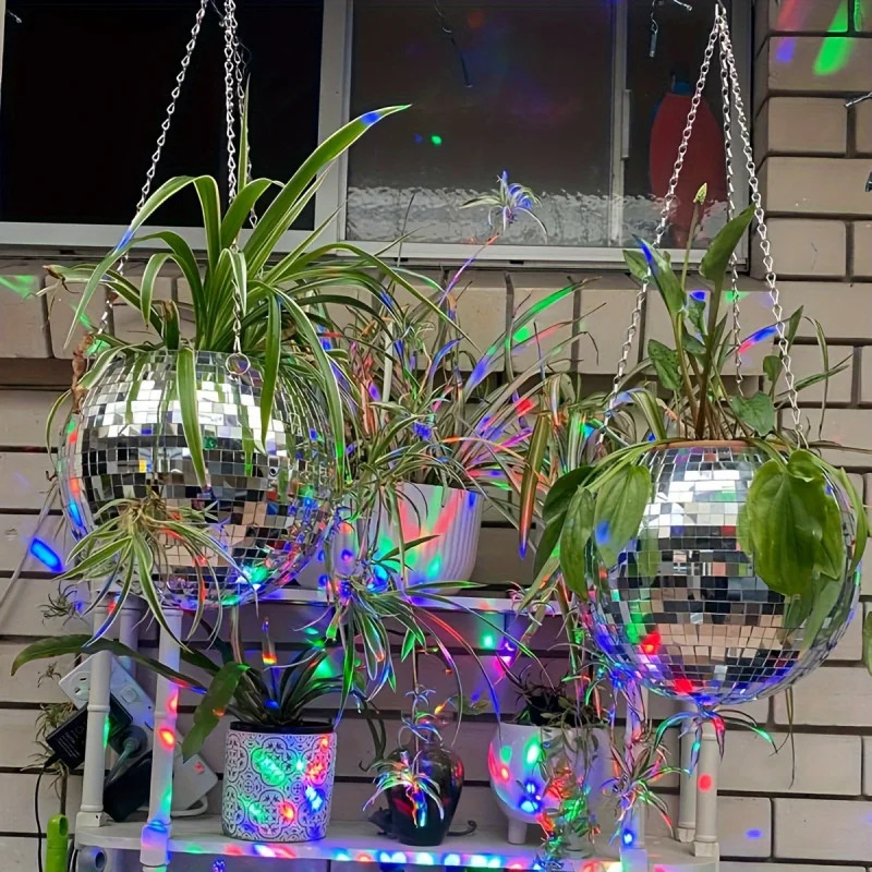 Fioriera a sfera con specchio  - Disco Ball Mirror recensione e prezzo