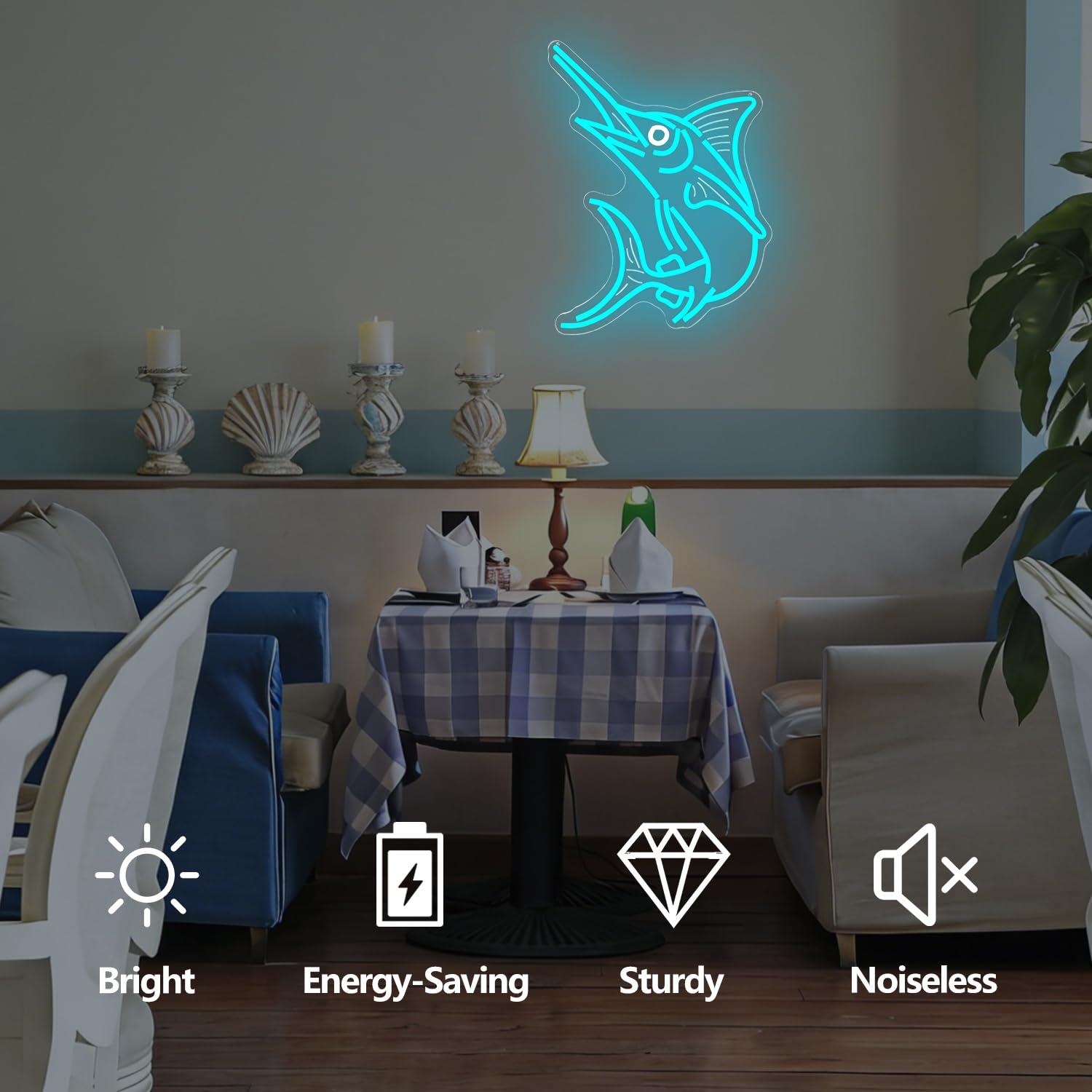Insegna al Neon a Forma di Mar - Restaurant Lighting Decoration recensione e prezzo