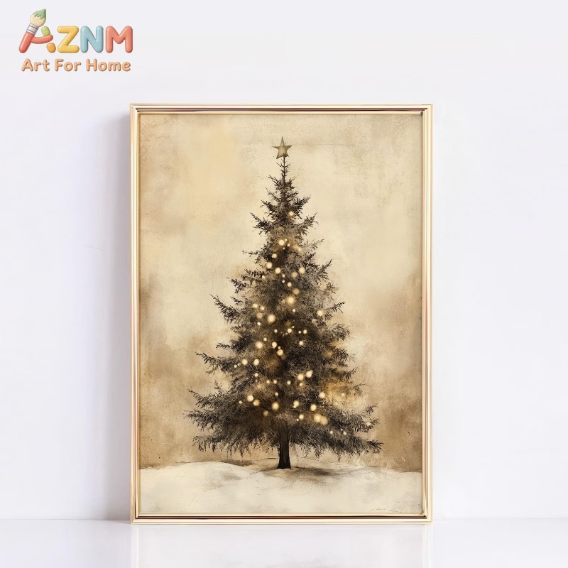 Poster su Tela con Motivo di A - Wall Decor Lighting Tree recensione e prezzo