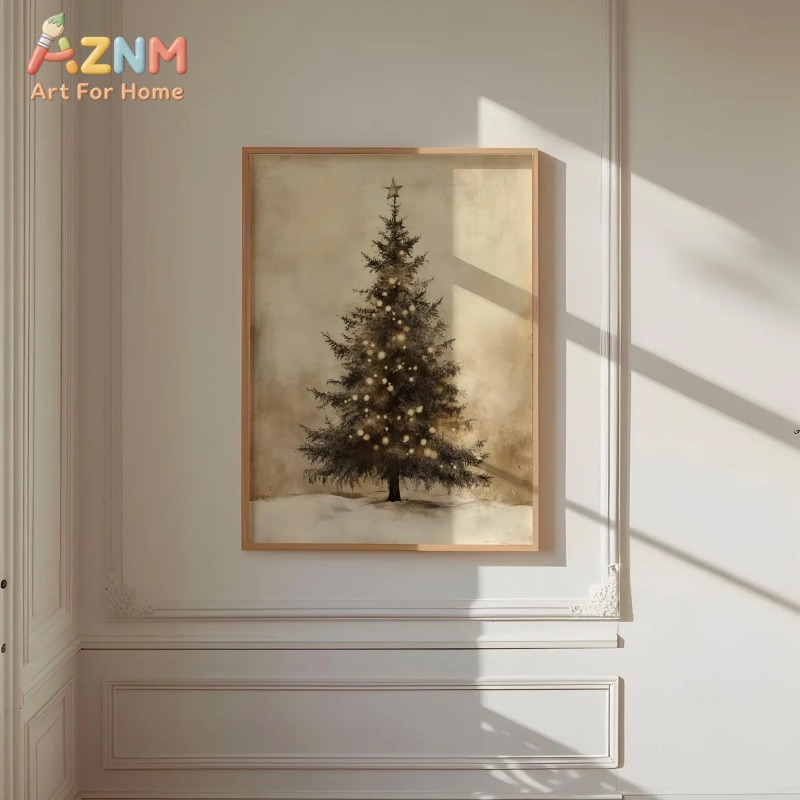 Poster su Tela con Motivo di A - Wall Decor Lighting Tree recensione e prezzo
