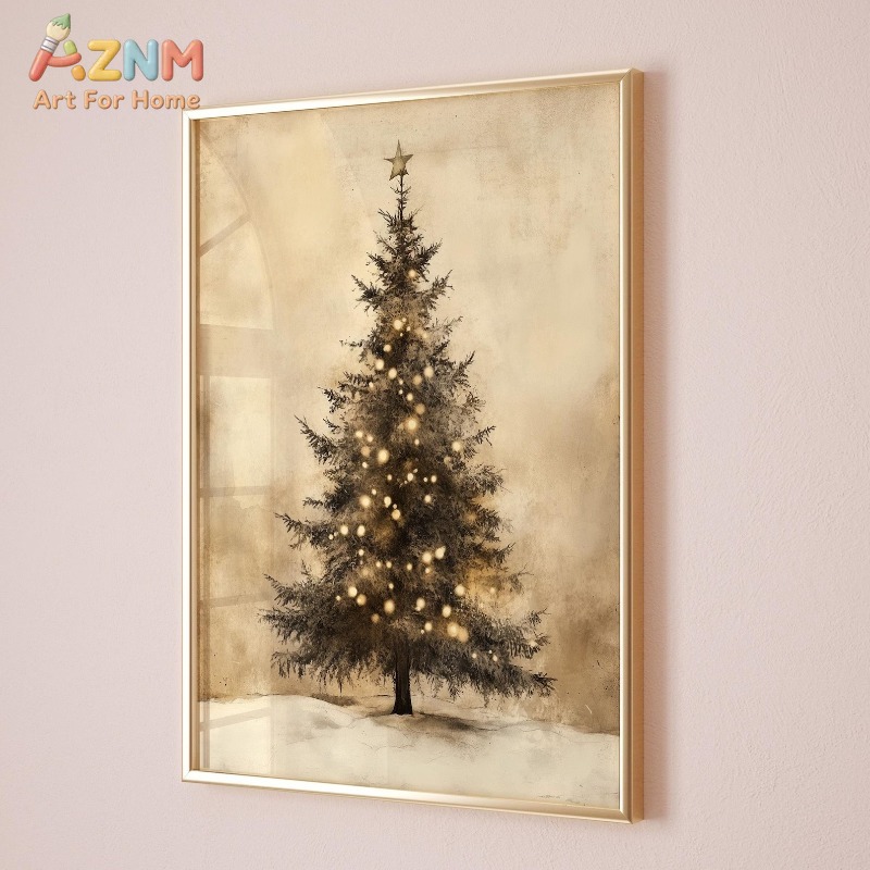 Poster su Tela con Motivo di A - Wall Decor Lighting Tree recensione e prezzo