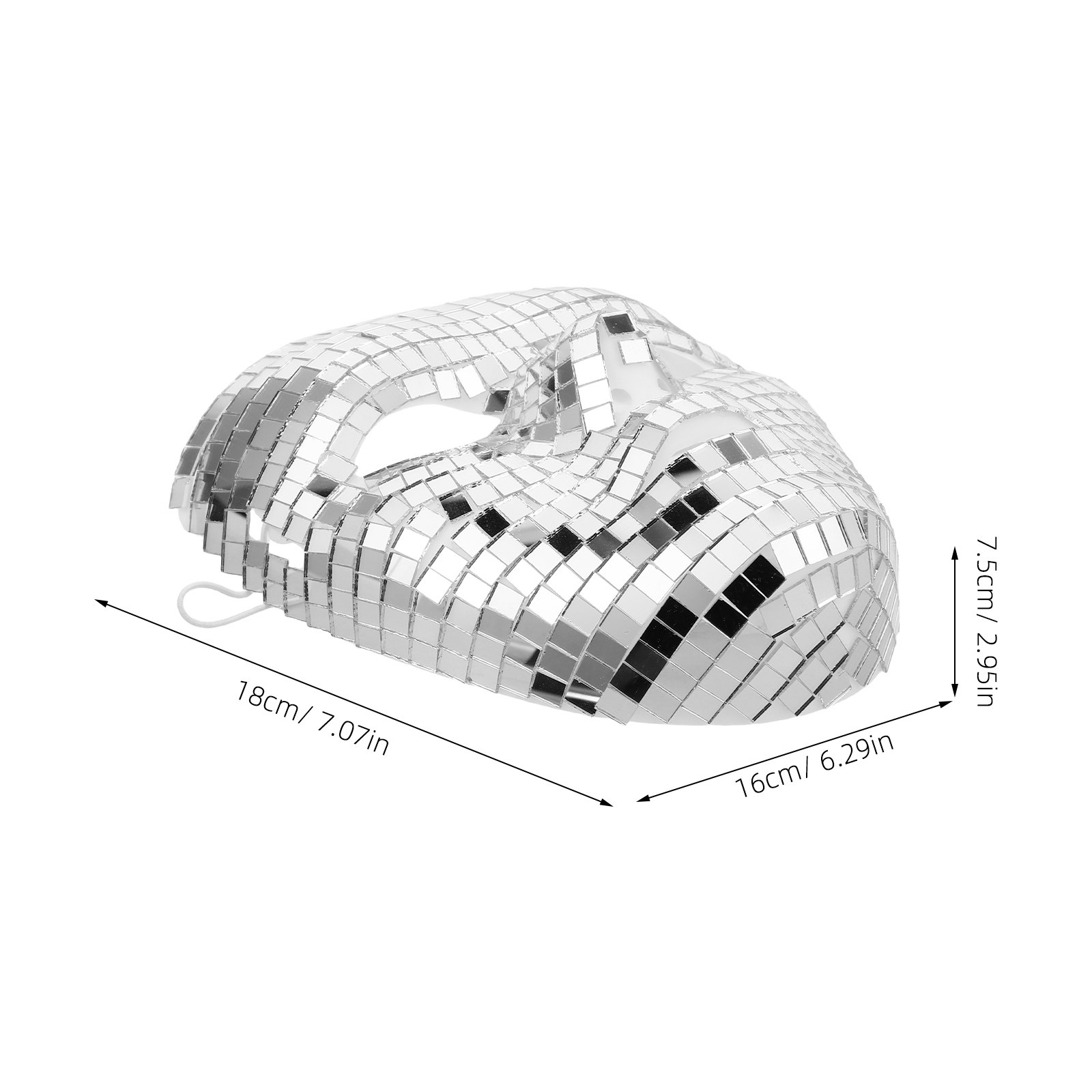 Maschera a Specchio a Sfera da - Disco Ball Mirror recensione e prezzo