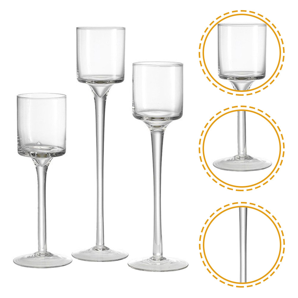 Set di 1 Portacandele in Vetro - Office Lighting Decor recensione e prezzo