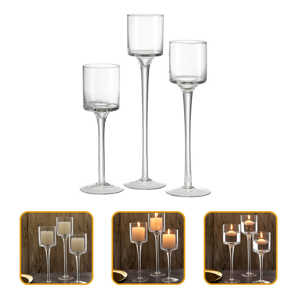 Set di 1 Portacandele in Vetro - Office Lighting Decor recensione e prezzo