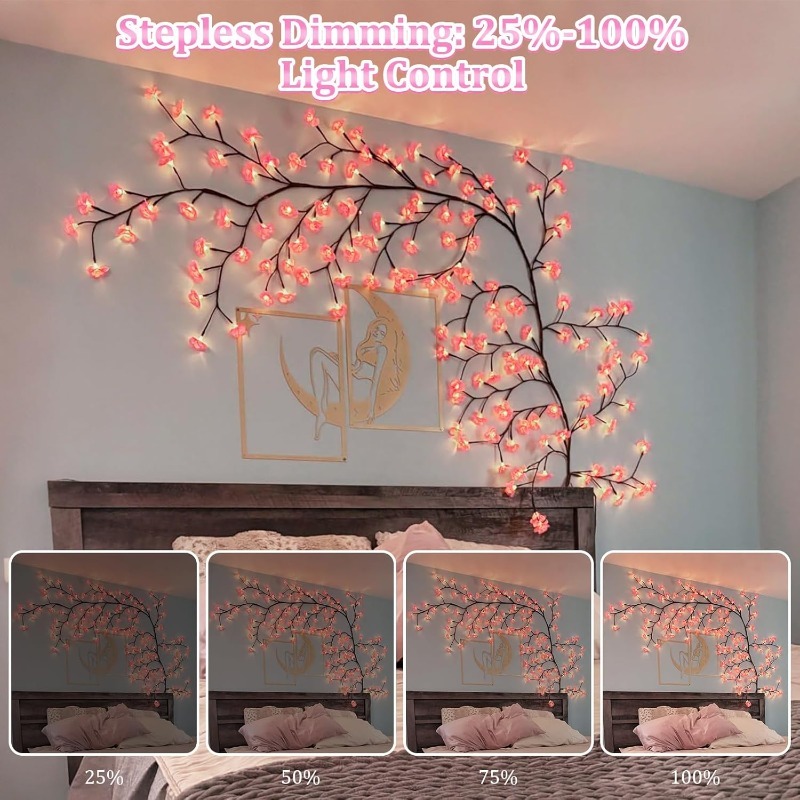 Luci a LED per rami di fiori d - Wall Decor Lighting Tree recensione e prezzo