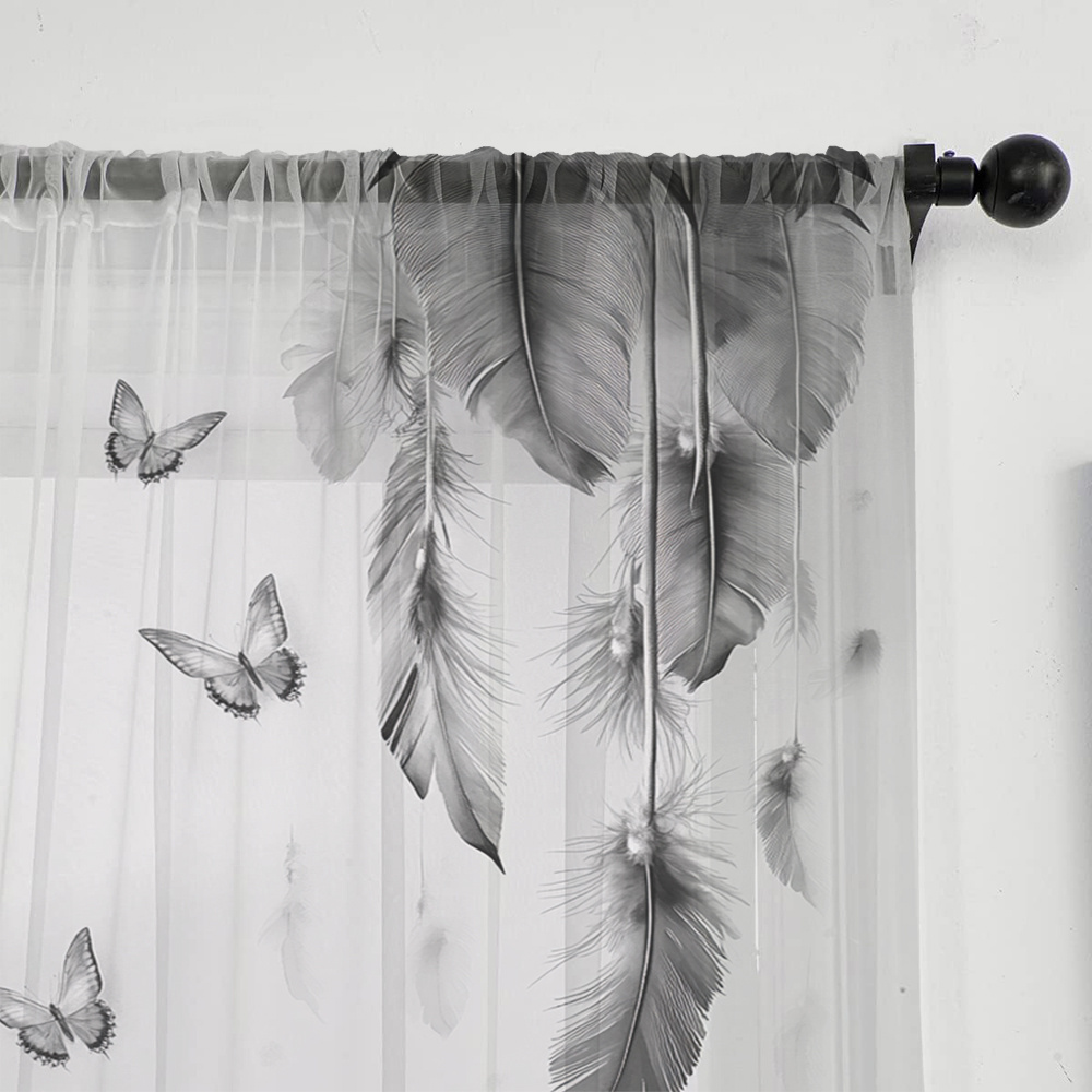 2 Pezzi di Tende Trasparenti c - Office Lighting Decor recensione e prezzo