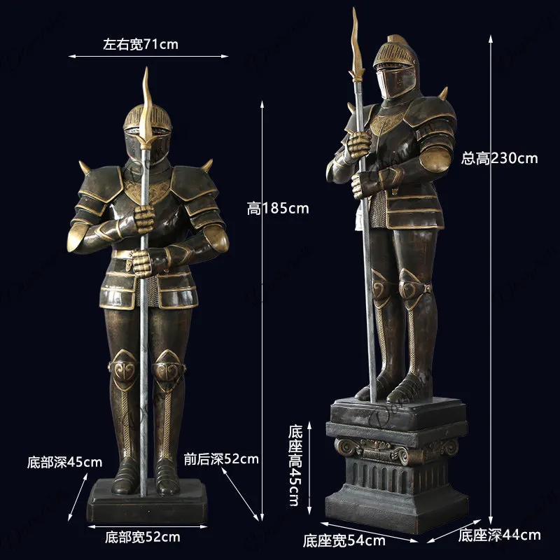 Statua Vintage di Guerriero in - Restaurant Lighting Decoration recensione e prezzo