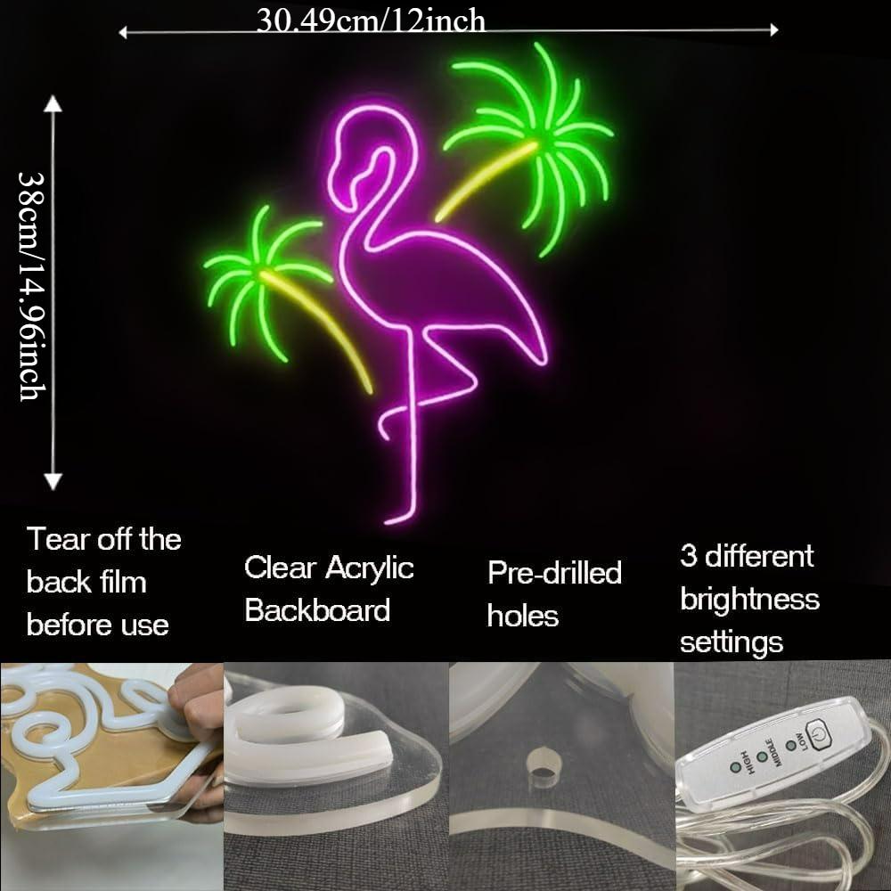 Insegna al Neon con Fenicotter - Wall Decor Lighting Tree recensione e prezzo