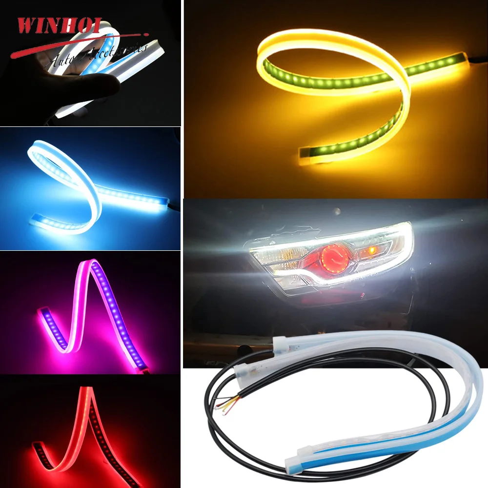 2PCS Auto LED DRL Luce di marc - Ambient Led Strip recensione e prezzo